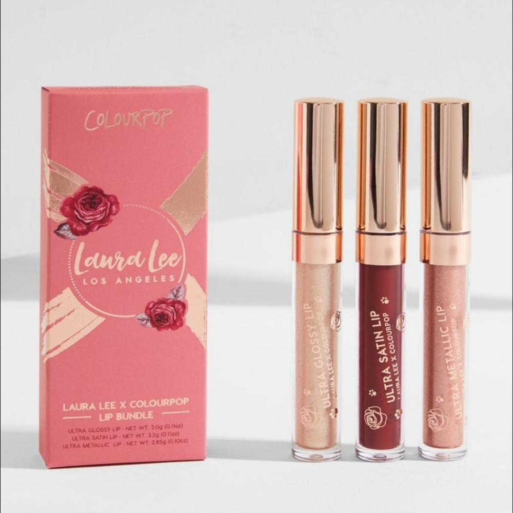 ColourPop Laura Lee Lip Trio - Wham Bam Glam -NIB